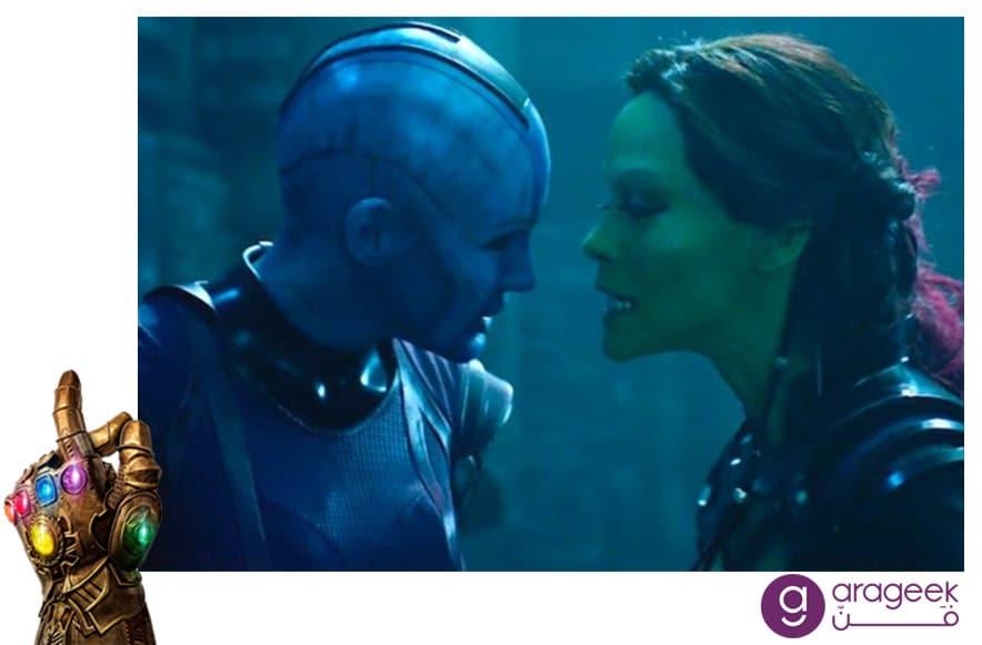 شخصيتي جامورا ونيبولا