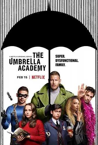 بوستر مسلسل The Umbrella Academy أقوى مسلسلات نتفليكس 2019