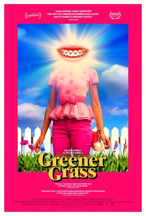greener grass poster