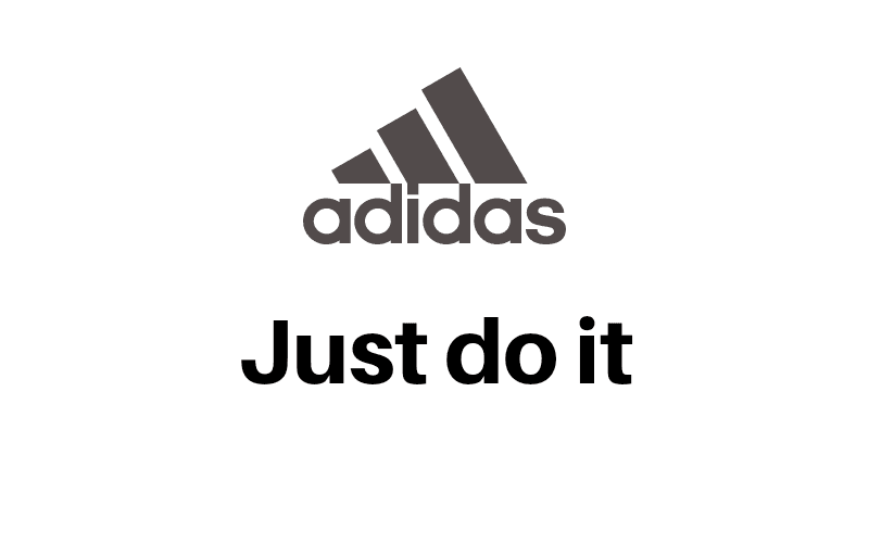 الشعار الشهير لشركة Adidas هو just do it رسالة المؤسسة