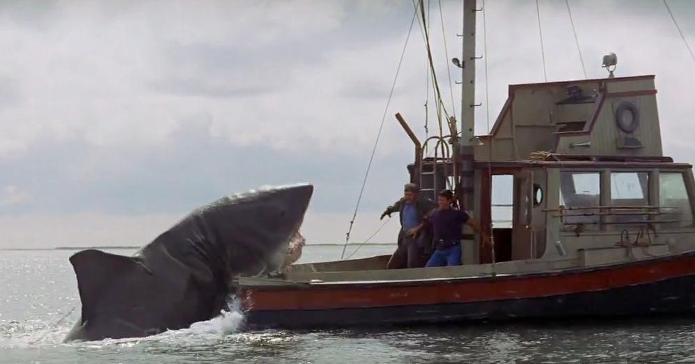 مشهد من فيلم Jaws