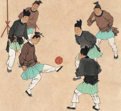 كرة القدم في الصين القديمة.