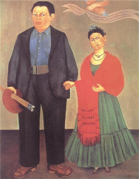 لوحة Frida and Diego 1931