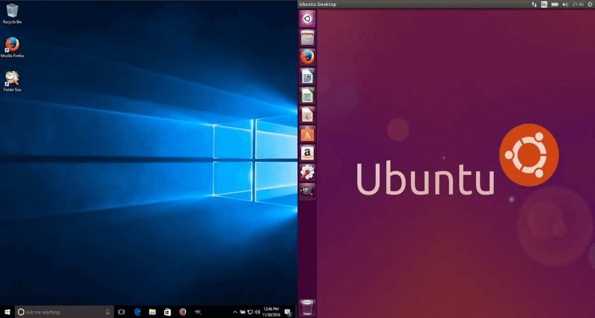 واجهة الموزّع Ubuntu