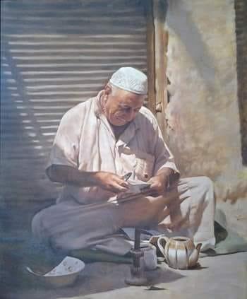 الفنان التشكيلي العراقي علي غسان