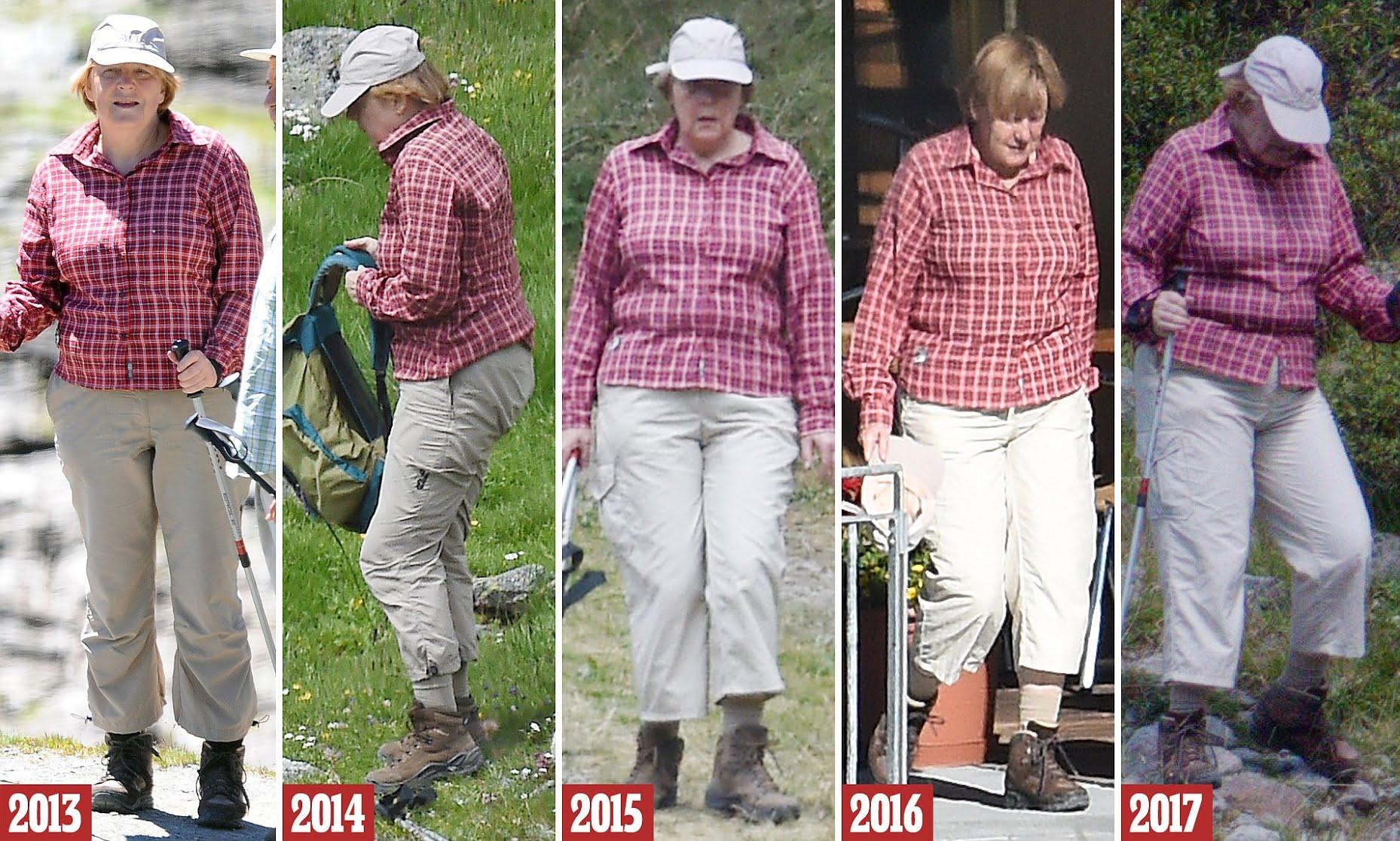 المستشارة الألمانية أنجيلا ميركل ترتدي نفس الملابس على مر سنوات.