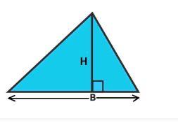 مساحة المثلث القائم