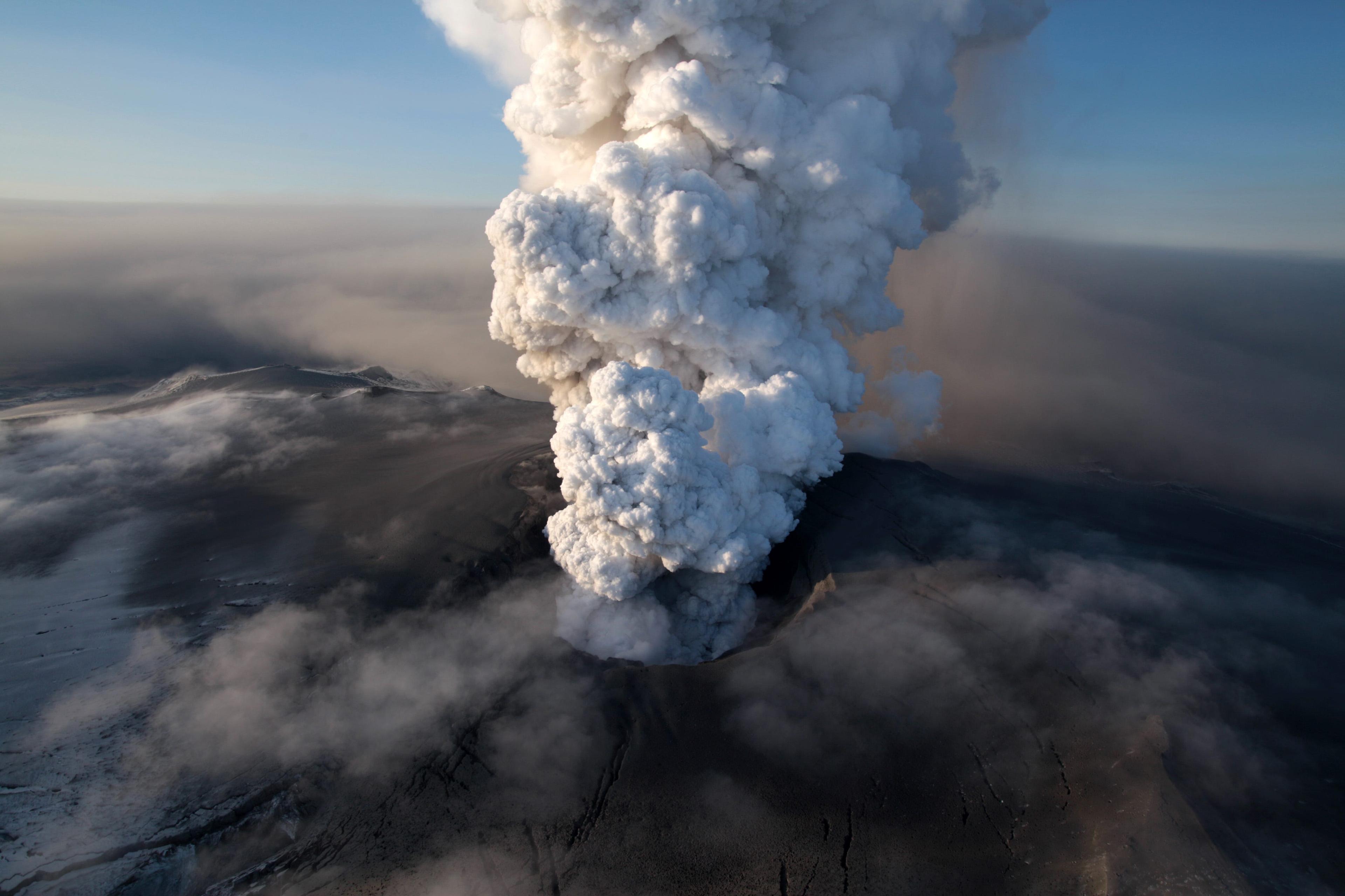 بركان في آيسلندا