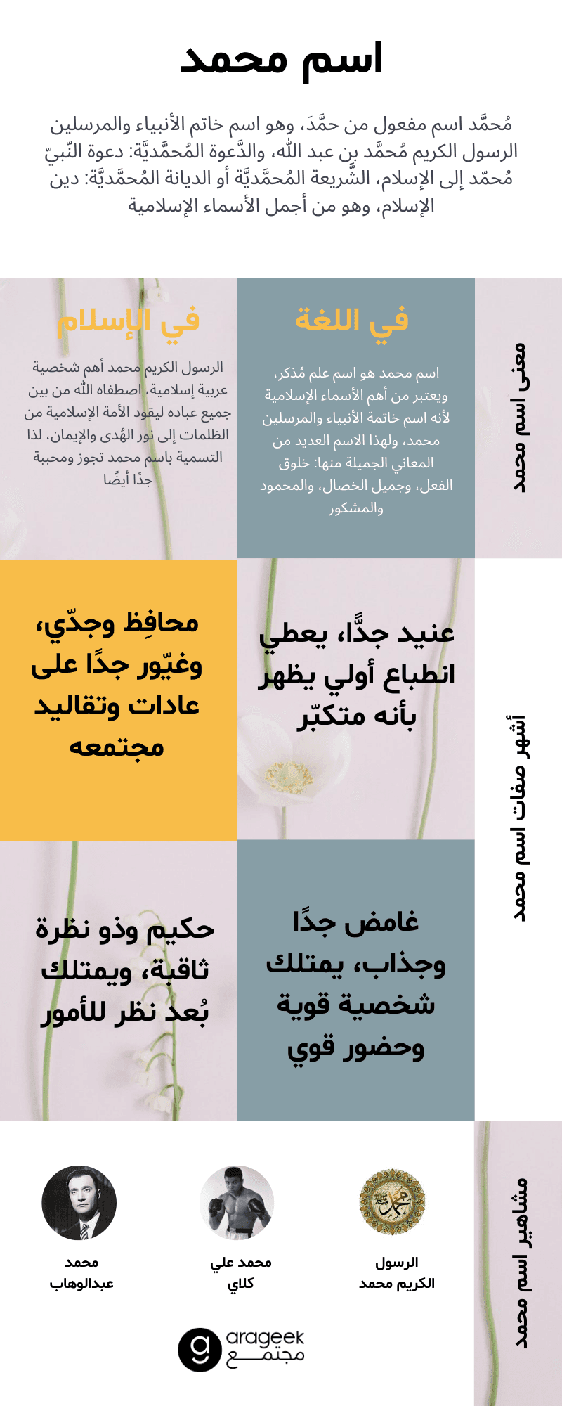 معنى اسم محمد