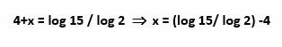 حل المعادلات الأسية التي ليس لها نفس الأساس