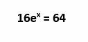 حل المعادلات الأسية عندما يحتوي أحد طرفي المعادلة على العدد النبري e.