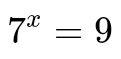 معادلة أسيّة تحوي عددًا صحيحًا في أحد طرفيها