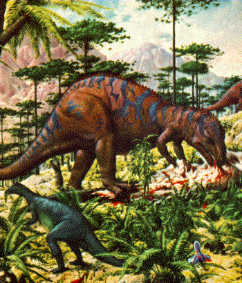 الديناصورات وحشيات الأرجل - ديناصور ألوصور Allosaurus