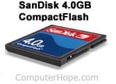 البطاقات المدمجة (CF-CompactFlash)