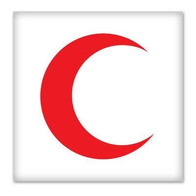 شعار الهلال الأحمر كرمز لمنظمة الصليب الأحمر في البلدان الإسلامية