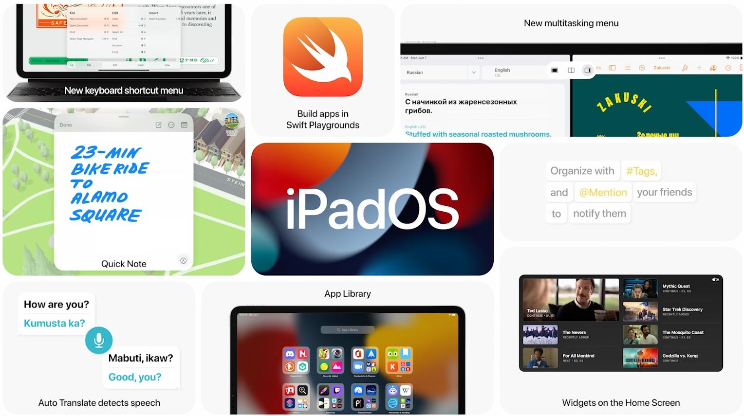 مؤتمر WWDC 2021 نظام iPadOS
