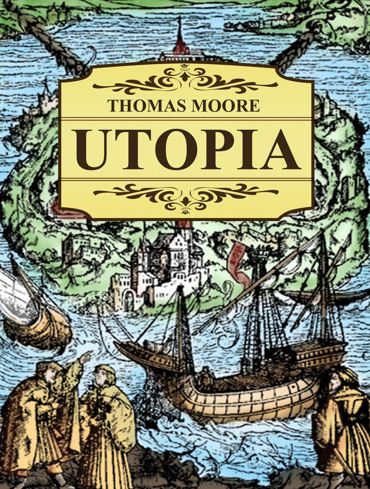 غلاف رواية يوتوبيا لتوماس مور باللغة الانجليزية - روايات عالمية تقع في أقل من 200 صفحة