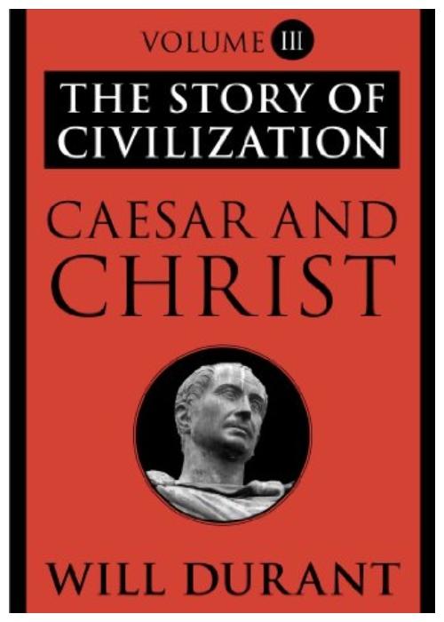 قيصر والمسيح - قصة الحضارة
