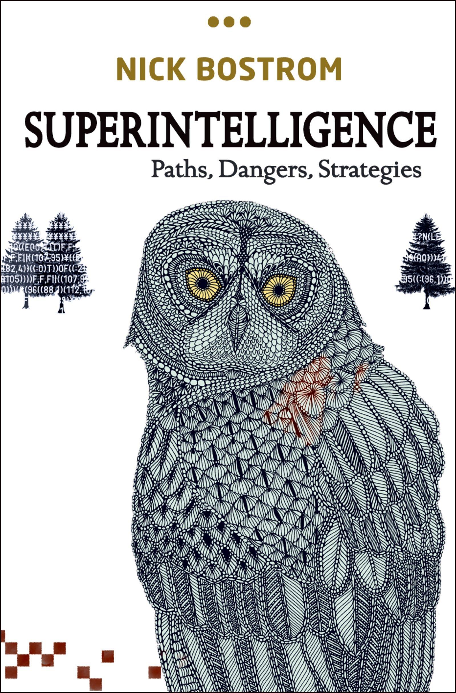 غلاف كتاب Superintelligence: Paths, Dangers, Strategies
