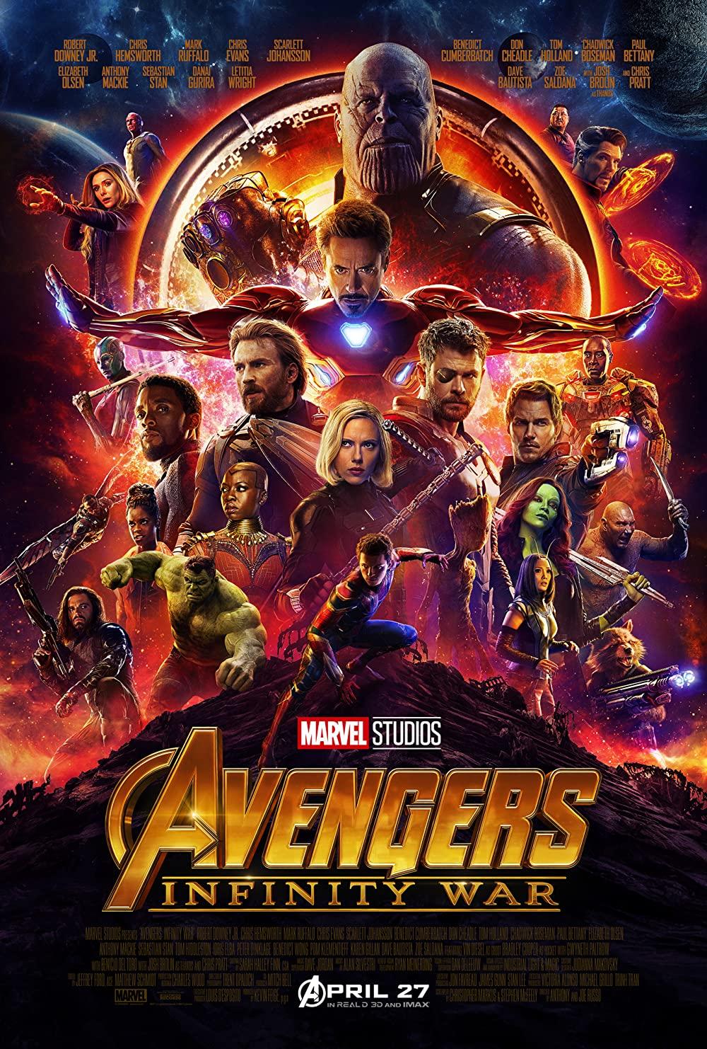 بوستر Avengers: infinity war
