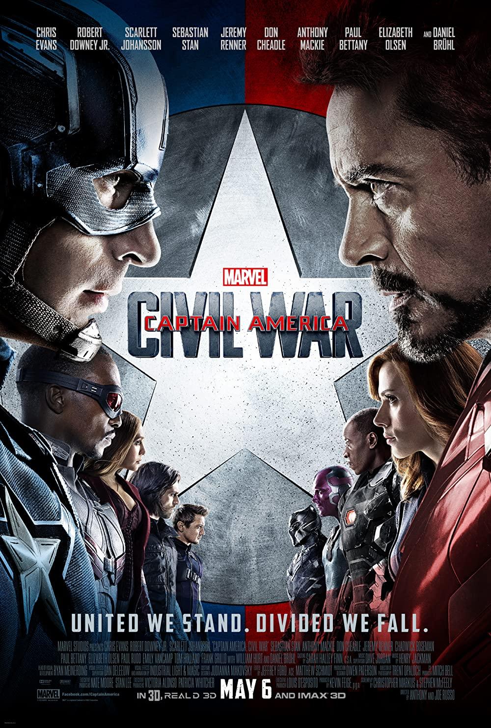 بوستر Captain America: Civil War