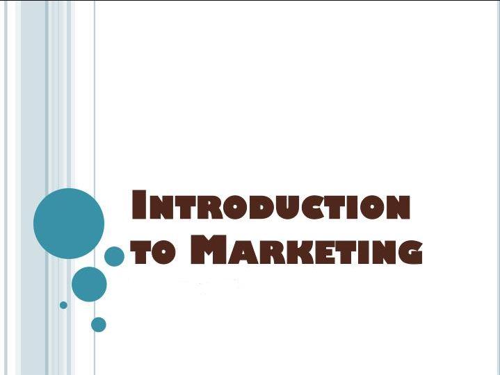 كورسات ديجيتال ماركتنج introduction to marketing
