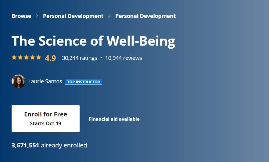 The Science of Well-Being