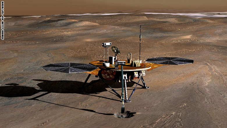 Phoenix Mars Lander Arrives On Mars