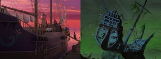 السفينة الملكية فيلم فروزن وسفية غارقة فيلم الحورية الصغيرة 