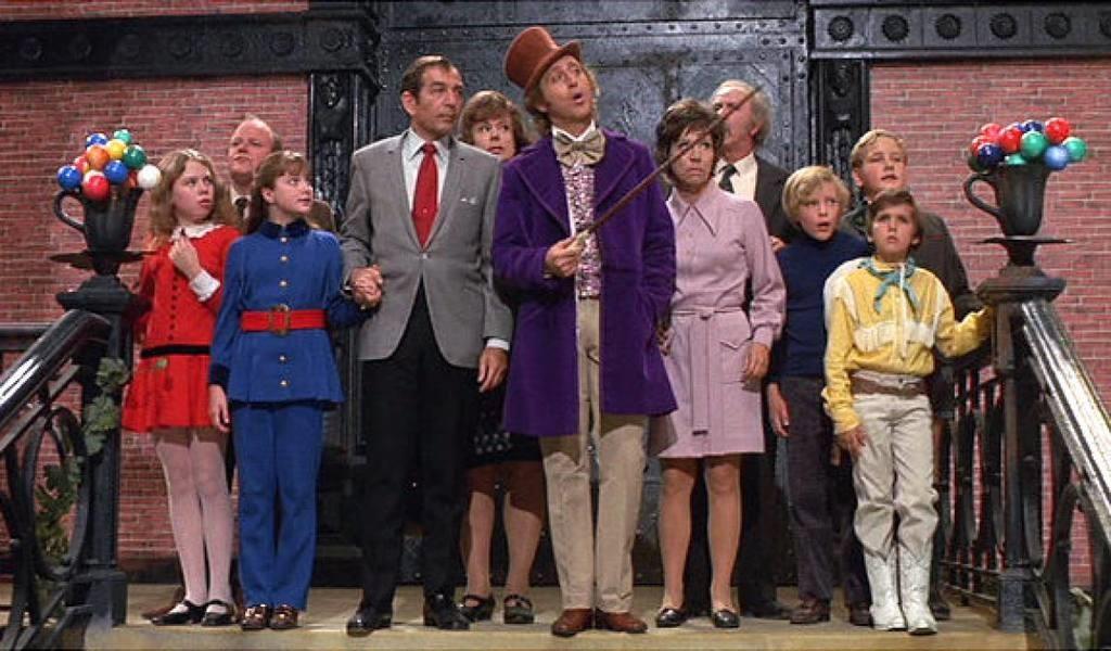 ابطال فيلم مصنع ويلي وانكا للشيكولاتة Willy Wonka & the Chocolate Factory