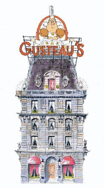 تصوّر لمطعم Gusteau's من فيلم Ratatouille