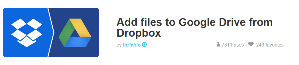 عندما أرفع ملف جديد في الـ Dropbox ، ارفعه أيضا في حسابي في Google Drive