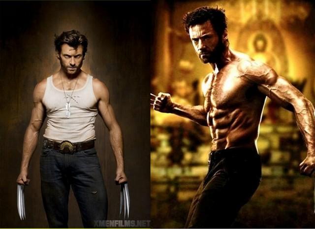 Hugh Jackman -  Wolverine - ممثلون رائعون خضعوا لتغييرات جسدية