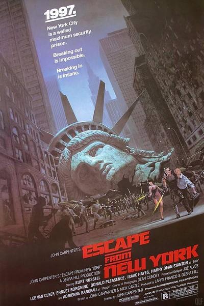 Escape from New York أفلام خيال علمي -