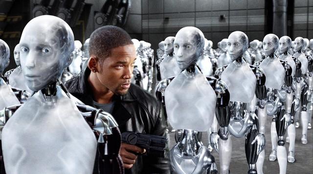 افلام حول ثورات شعبية خيالية - I Robot 