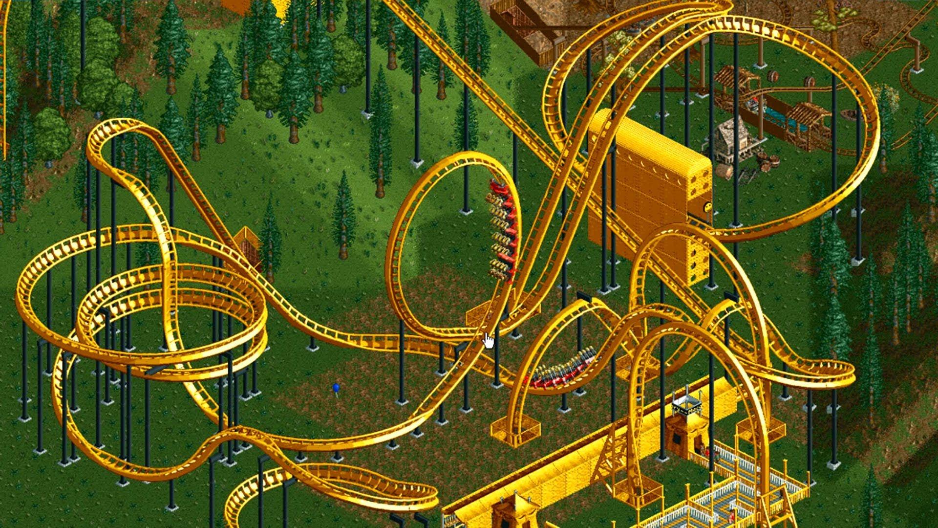 Rollercoaster Tycoon 2 وهي من أفضل ألعاب الكمبيوتر