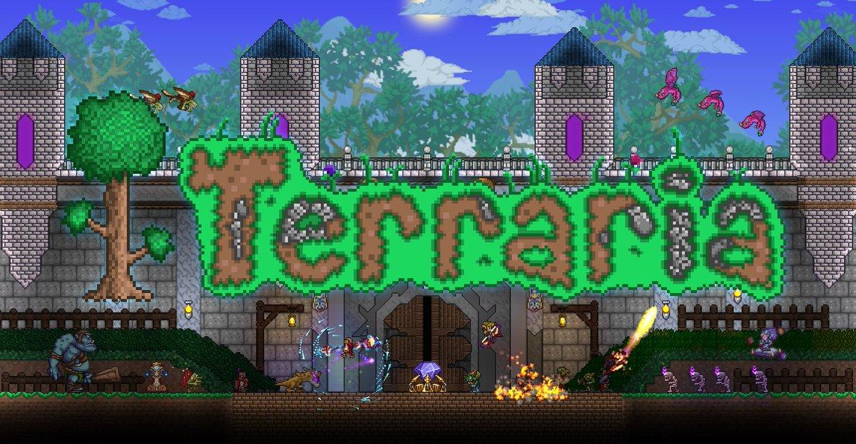 Terraria وهي من أفضل ألعاب الكمبيوتر