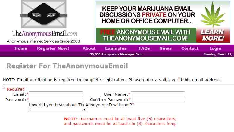 The Anonymous Mail