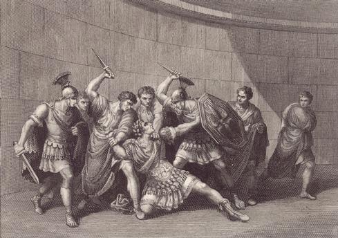 The-assassination-of-Caligula