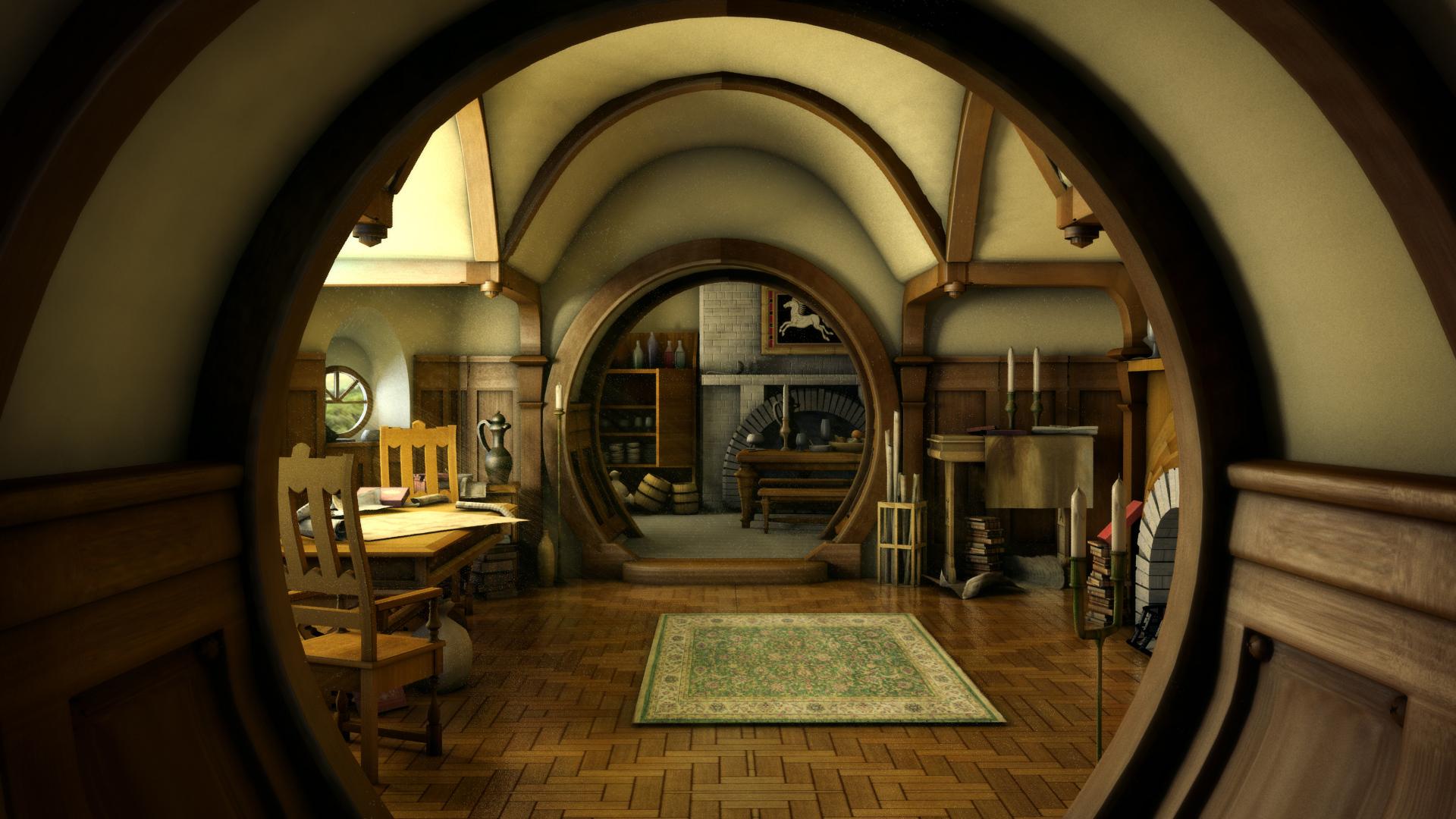 The_Hobbit_lord_rings_lotr_architecture_house_room_building_fantasy_interior_design_1920x1080