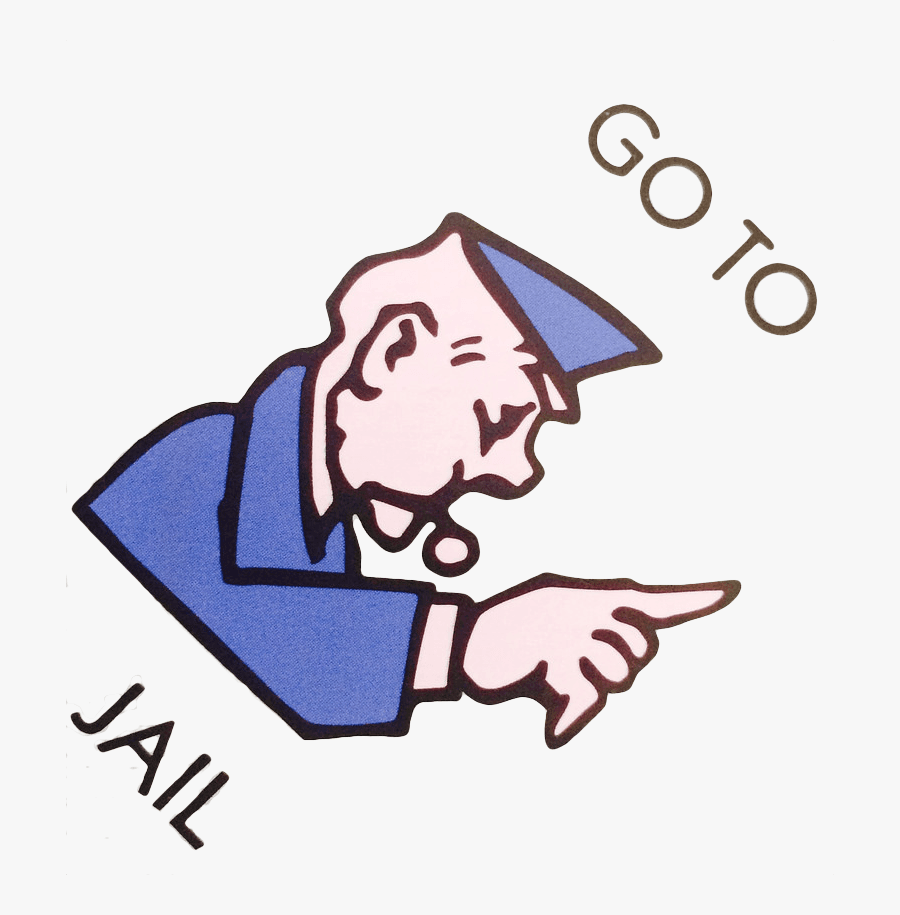 Go To Clip Art - Monopoly Go To Jail Transparent , Free Transparent Clipart - ClipartKey