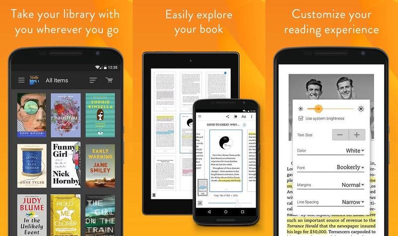 تطبيق Amazon Kindle - تطبيقات التعليم