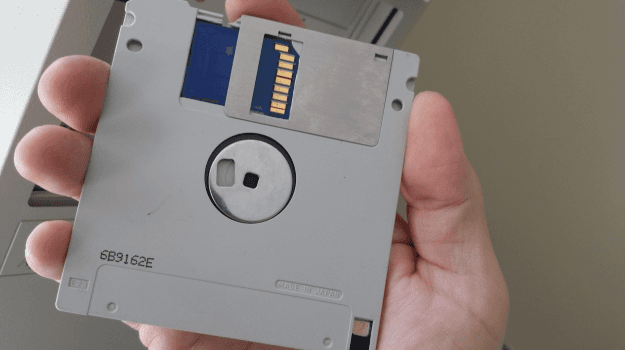 floppy to card reader
