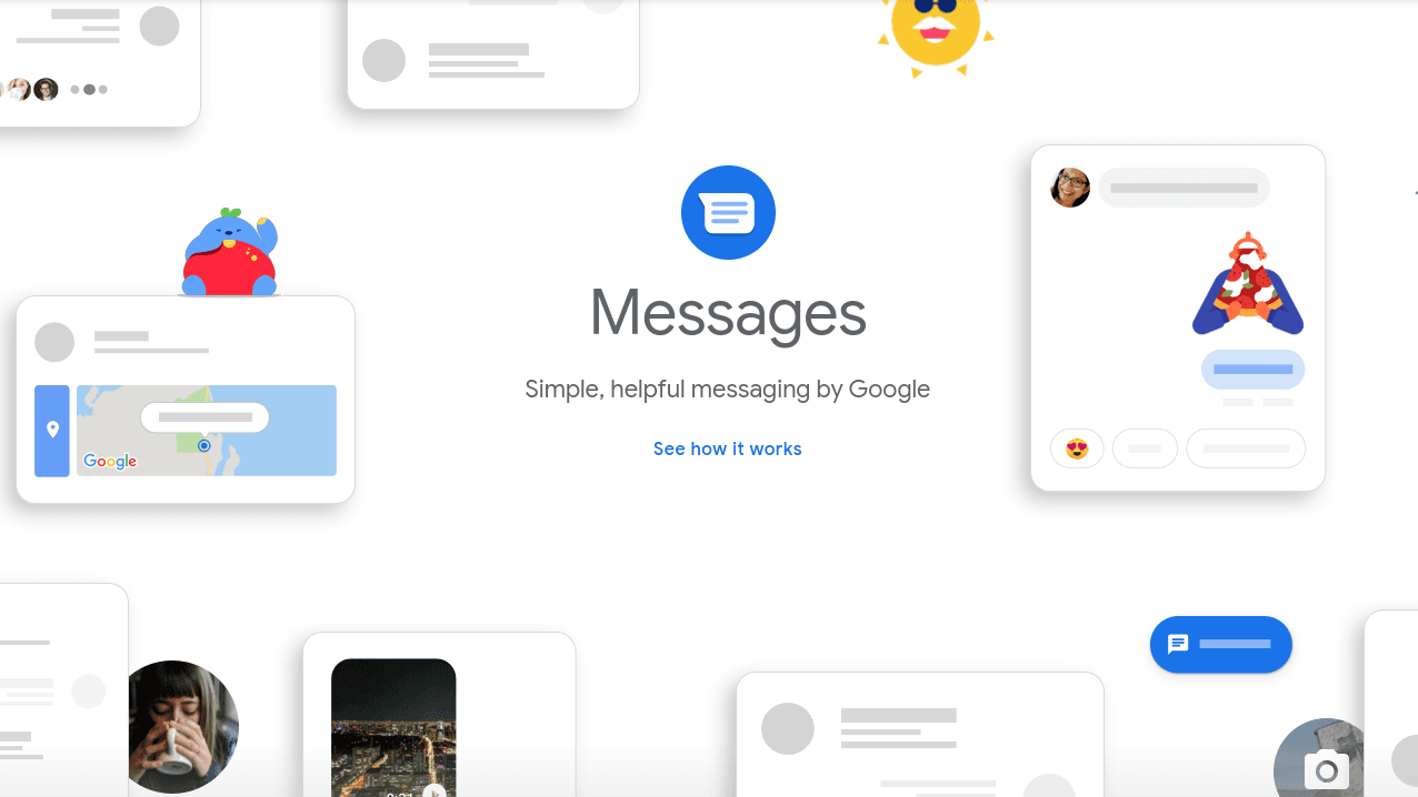 تطبيق Messages الخاص بجوجل 