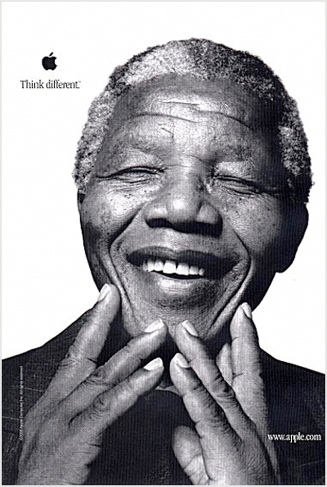 أشهر حملات تسويق شركة أبل - مانديلا
