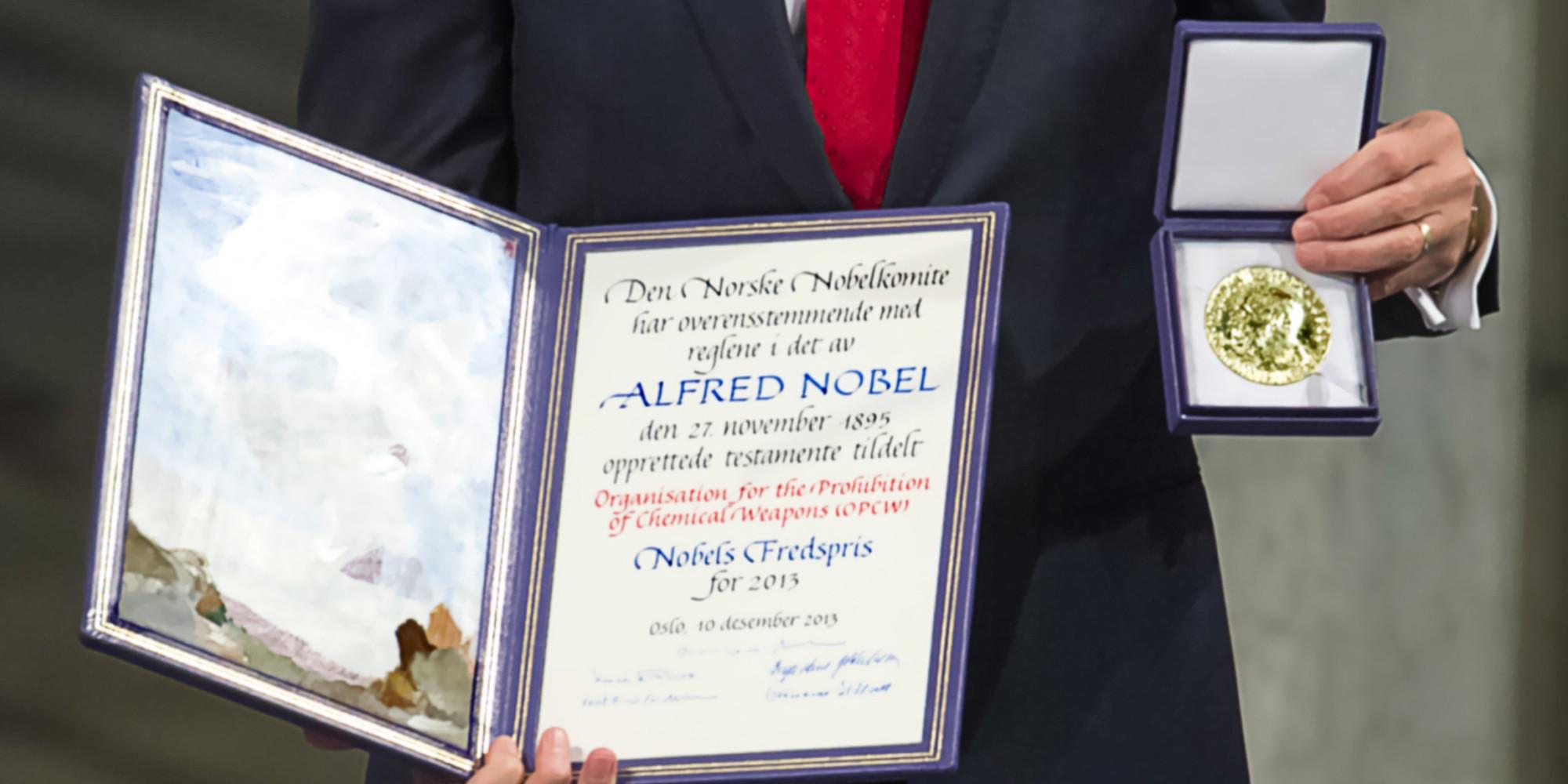 OSLO, NORWAY - DECEMBER 10: Ahmet Uzumcu Director-General of Turkey attends the Nobel Peace Prize awards ceremony on December 10, 2013 in Oslo, Norway. (Photo by Nigel Waldron/WireImage)