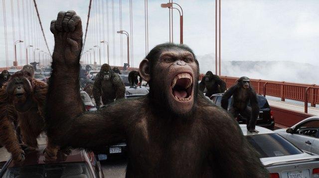 افلام حول ثورات شعبية خيالية - rise of the planet of the apes 