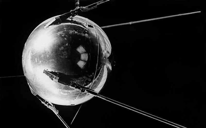 TO GO WITH AFP STORY BY NIKE COLEMAN (FI...TO GO WITH AFP STORY BY NIKE COLEMAN (FILES) Picture dated 04 October 1957 shows the world's first artificial satellite Sputnik I, launched by the Soviet Union from the Baikonur cosmodrome in Kazakhstan. Wavery and high-pitched, the beep-beep signal picked up on Earth signalled the dawn of a new era. 04 October 2007 marks the 50th anniversary of the Soviet Union's launch of Sputnik 1, a propaganda coup that Russia's present leaders can only envy. AFP PHOTO / HO (Photo credit should read OFF/AFP/Getty Images)