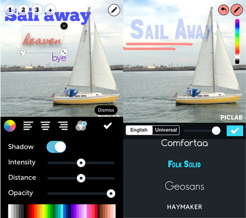 أفضل تطبيقات الكتابة على الصور لهواتف أندرويد و iOS PicLab
