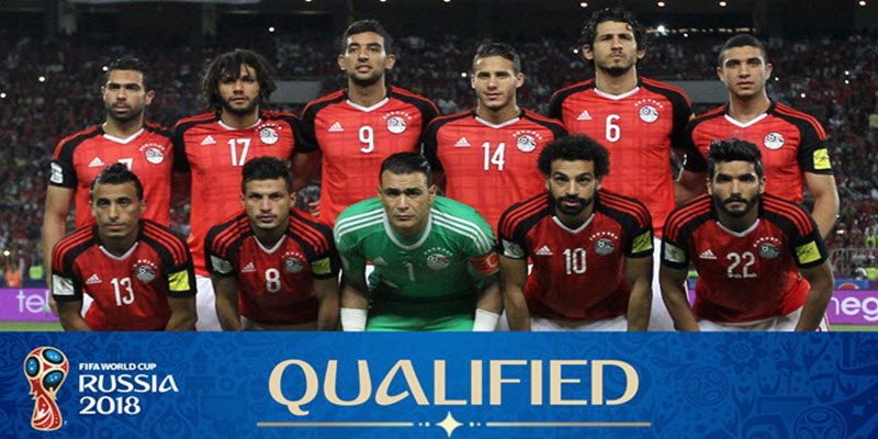 منتخب مصر تأهل للمونديال القادم روسيا 2018 عن قارة أفريقيا